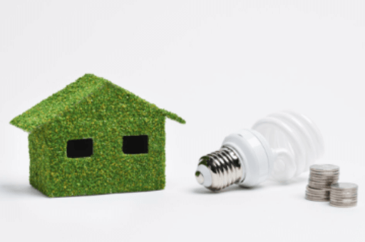 Symbol für energieeffizientes und nachhaltiges Bauen